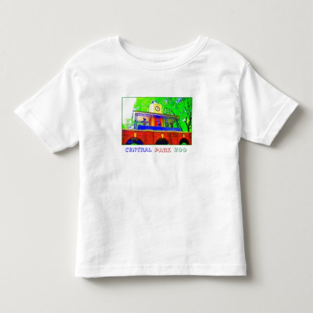Camiseta del niño pequeño del Zoológico de Central (Anverso)