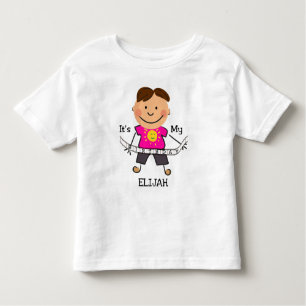 Camiseta del niño pequeño es mi camiseta de cumple