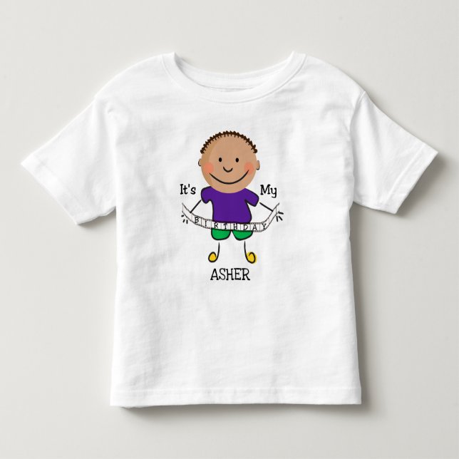Camiseta del niño pequeño es mi camiseta de cumple (Anverso)