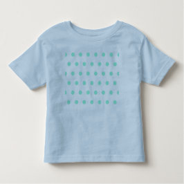 Camiseta del niño pequeño Polka (Lavender y Aqua)