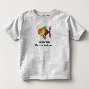 Camiseta del niño y del bebé de los pescados de