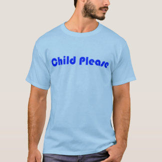 Camiseta Del niño zazzle azul por favor