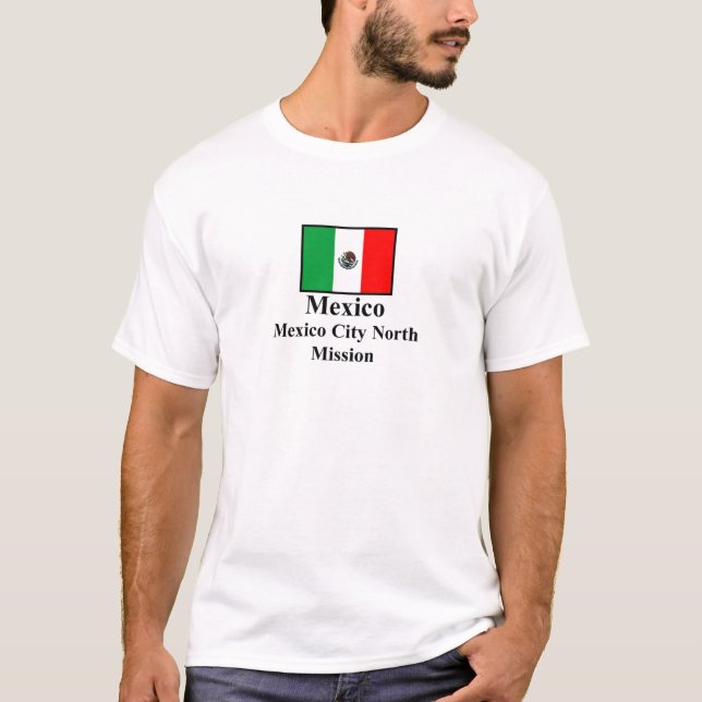 Camiseta del norte de la misión de México Ciudad (Anverso)