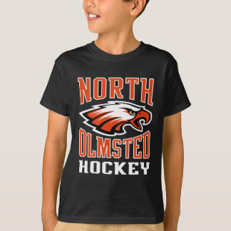 Camiseta del norte del negro del hockey de Olmsted