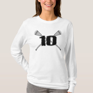 Camiseta del número 10 de LaCrosse