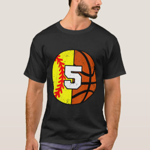 Camiseta del número 5 de Softll Sketll Cumpleaños 