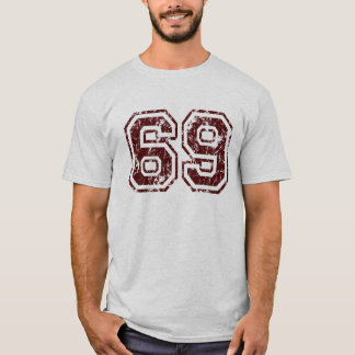 Camiseta del número 69