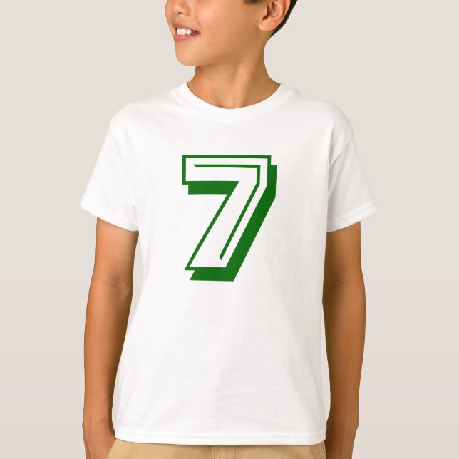 camiseta del número 7 (Anverso)