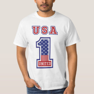 Camiseta del número uno de los E.E.U.U.