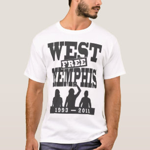 Camiseta del oeste de Memphis tres
