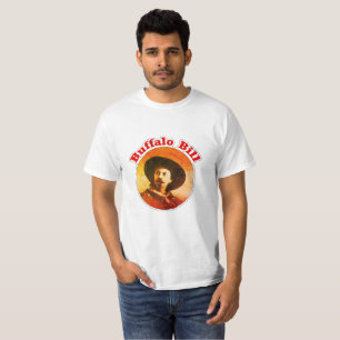 Camiseta del oeste salvaje de Buffalo Bill del