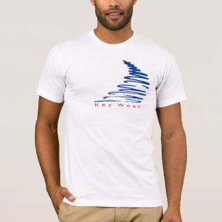 Camiseta del oeste Squiggly de Lines_Key