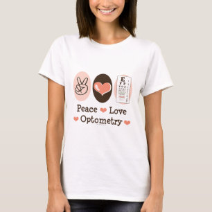 Camiseta del optometrista de la optometría del