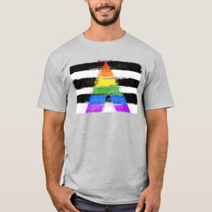 Camiseta del Orgullo de Ally pintada