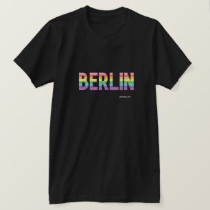 Camiseta del Orgullo de Berlín   Bandera arcoiris 