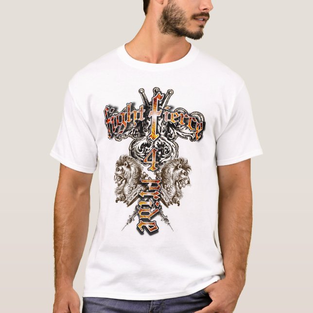 Camiseta del orgullo de FightFierce 4 (Anverso)