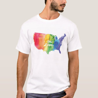 Camiseta del orgullo de los hombres de "un amor"