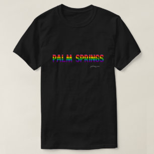 Camiseta del Orgullo de Palm Springs Bandera arc