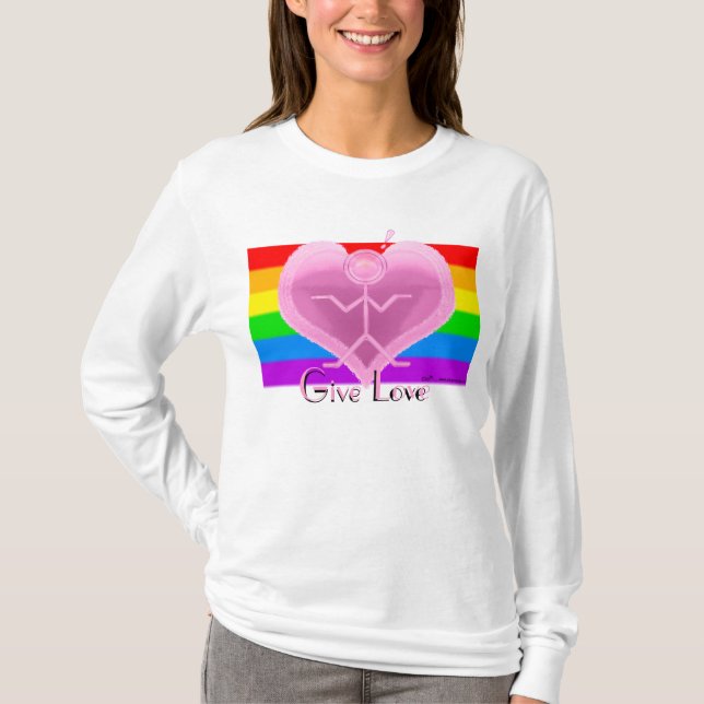Camiseta del orgullo del amor de Clio "dé" (Anverso)