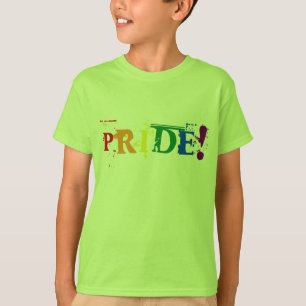 Camiseta del orgullo del arco iris de LGBT