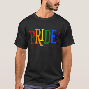 Camiseta del orgullo del arco iris de LGBT