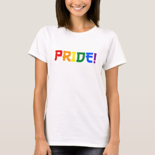 Camiseta del orgullo del arco iris de LGBT