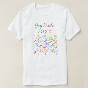 Camiseta del Orgullo Gay colorida y festiva