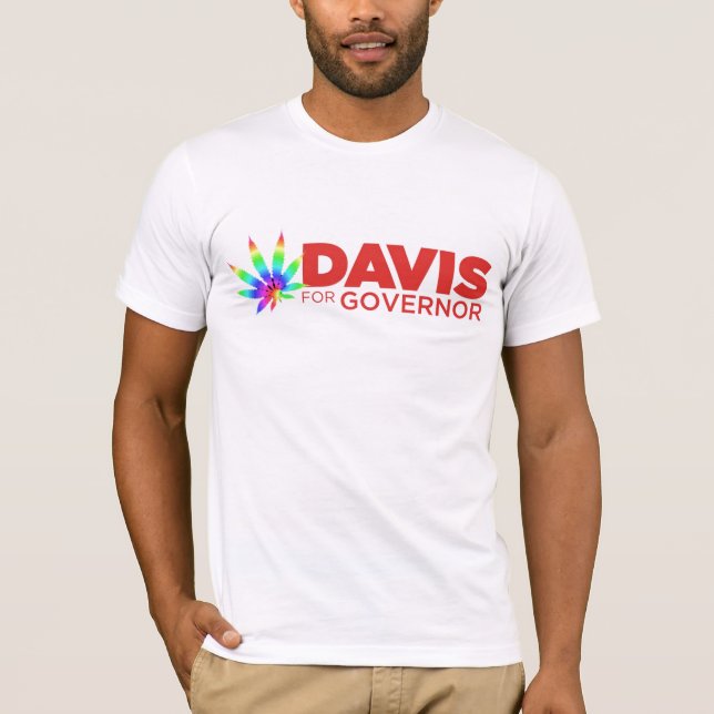 Camiseta del orgullo gay de Davis (Anverso)