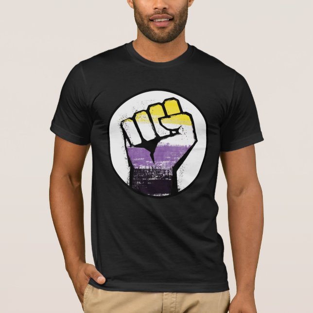 Camiseta del Orgullo No Binario (Anverso)