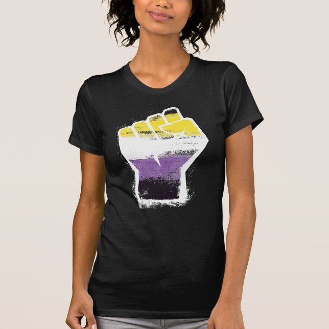 Camiseta del Orgullo No Binario (Anverso)