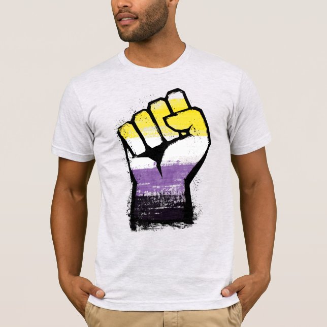 Camiseta del Orgullo No Binario (Anverso)