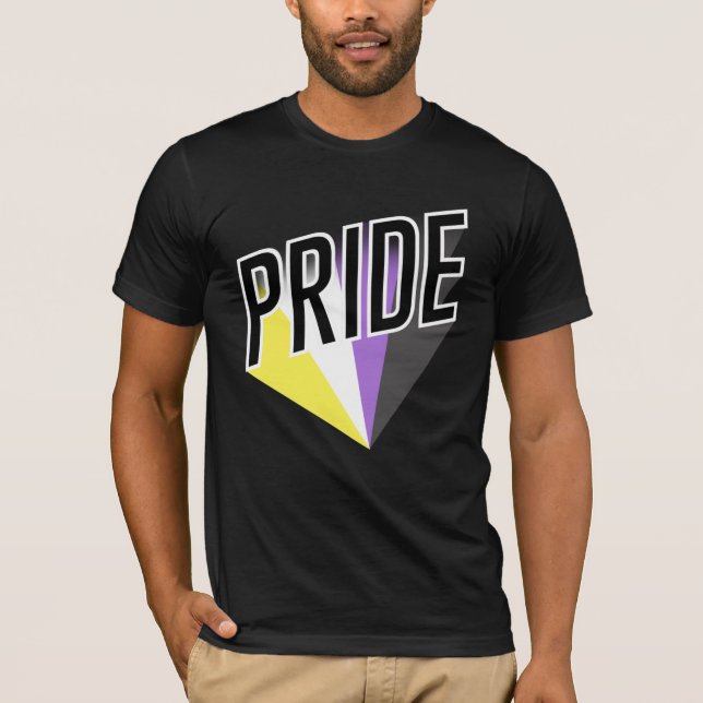 Camiseta del Orgullo No Binario (Anverso)