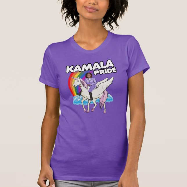 Camiseta del ORGULLO UNICORN DE KAMALA HARRIS (Anverso)