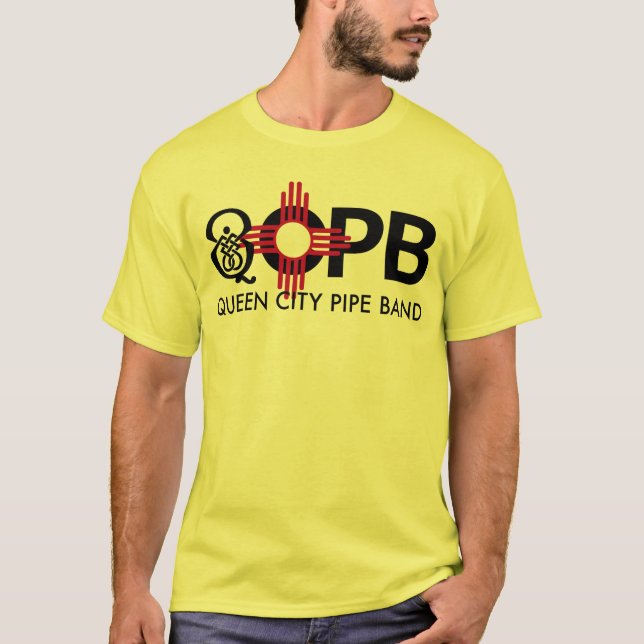 Camiseta del orgullo W/text de QCPB New México (Anverso)