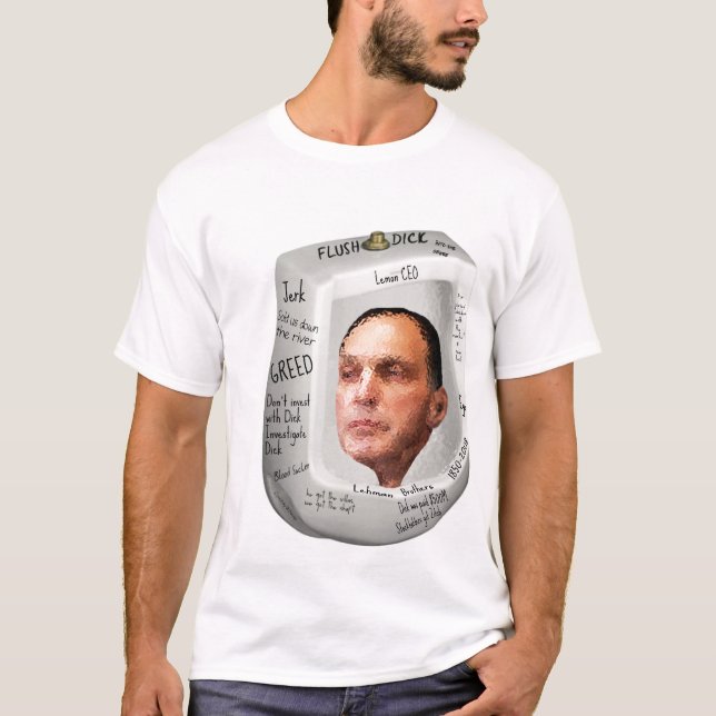 Camiseta del orinal de la avaricia (Anverso)