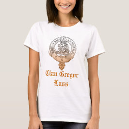 Camiseta del oro de la muchacha de Gregor