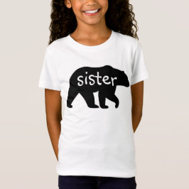 Camiseta del oso de la hermana