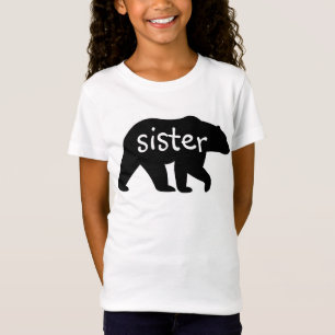 Camiseta del oso de la hermana