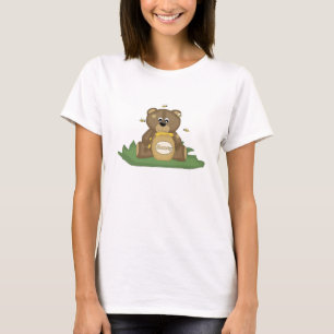 Camiseta del oso de miel