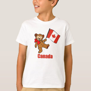 Camiseta del oso de peluche de Canadá