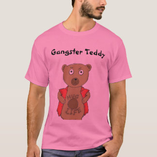 Camiseta del oso de peluche del gángster