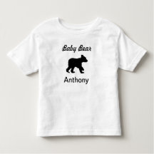 Camiseta del oso del bebé del niño