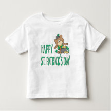 Camiseta del oso del día de St Patrick