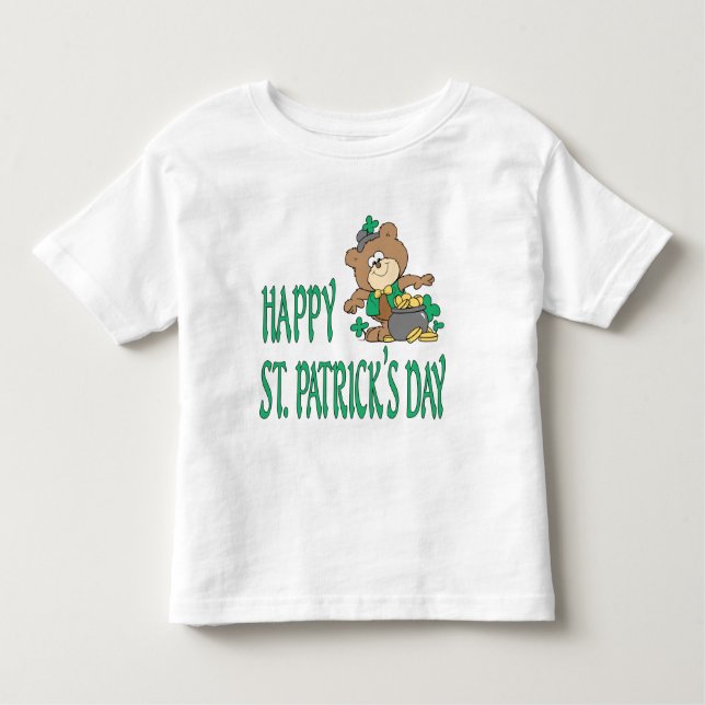 Camiseta del oso del día de St Patrick (Anverso)