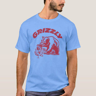 Camiseta del oso grizzly