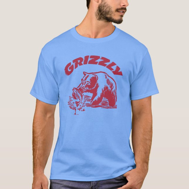 Camiseta del oso grizzly (Anverso)