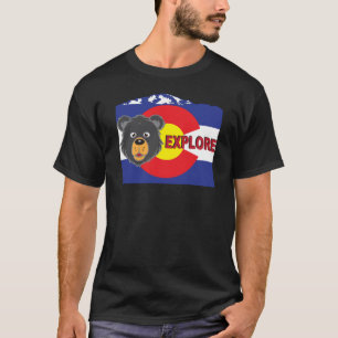 Camiseta del oso negro de Colorado