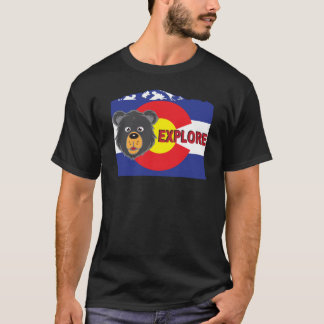 Camiseta del oso negro de Colorado