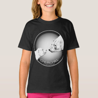 Camiseta del oso polar de Churchill para niños Art