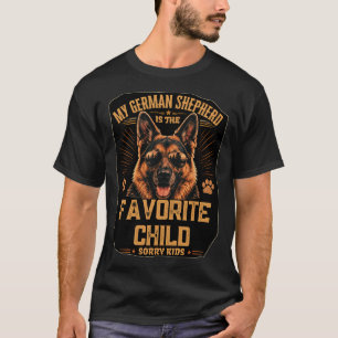 Camiseta del padre favorito de Pastor Alemán